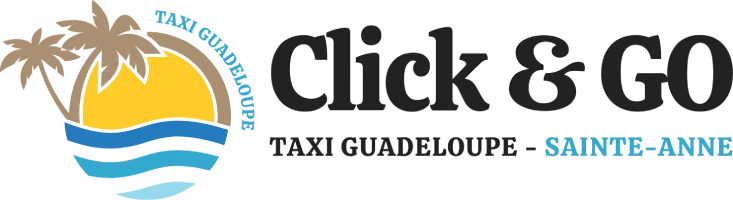 logo click and go taxi guadeloupe sainte anne